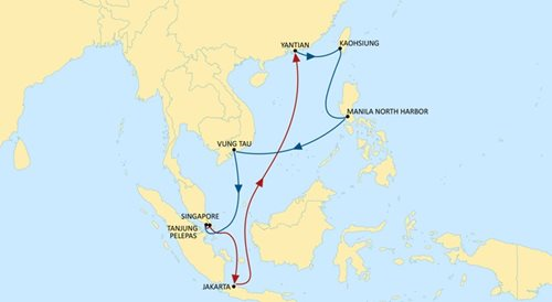 东南亚海运航线